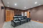 This home features its own theater room